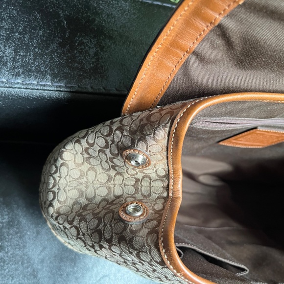 Coach Tan Satchel - Picture 7 of 8